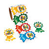 3 1/2" Bright Colors Today&#8217;s My Birthday Sticker Roll - 100 Stickers Image 1
