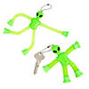 3 1/2&quot; Bright Green Expanding Alien Keychains - 12 Pc. Image 1