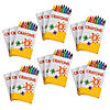 3 1/2" Bulk 288 Boxes of 8-Color Classic Pointed Crayons Image 1