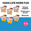 3 1/2&quot; Bulk 48 Boxes of Classic Crayons - 8 Colors per Box Image 1