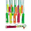 3 1/2" Bulk 48 Pc. Jesus is the Light Mini Flashlights on a Rope Image 1
