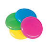 3 1/2" Bulk 72 Pc. Mini Assorted Color Plastic Flying Saucer Discs Image 1