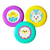 3 1/2" Bulk 72 Pc. Mini Easter Brightly Colored Plastic Flying Discs Image 1