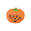 3 1/2" Mini DIY Craft Decorative Ceramic Pumpkins - 12 Pc. Image 1