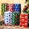 3 1/2" x 10" Bulk 144 Pc. Holiday Patterns Paper Treat Bag Assortment Image 3