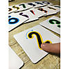 3 1/2" x 3 1/2" Cardboard Sensory Number Cards - 21 Pc. Image 1