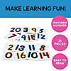 3 1/2" x 3 1/2" Cardboard Sensory Number Cards - 21 Pc. Image 2