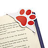 3 1/2" x 3 1/4" Paw Print Corner Cardstock Bookmarks - 24 Pc. Image 1