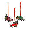 3 1/2" x 3" Vintage Truck Resin Christmas Ornaments - 12 Pc. Image 1