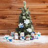 3 1/2" x 4 1/2" Mini Stuffed Snowman with Headwear & Scarf Exchanges - 24 Pc. Image 1