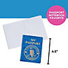 3 1/2" x 4 1/2" My Passport Blue & Gold Paper Notebooks - 24 Pc. Image 2