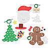 3 1/2" x 4 1/4" Bead Decorated Christmas Ornament Craft Kit - Makes 12 Image 1