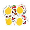 3 1/2" x 4" Christmas Emoji Ornament Foam Craft Kit - Makes 12 Image 1