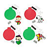 3 1/2" x 4" Peanuts&#174; Christmas Ornament Magnet Craft Kit - Makes 12 Image 1