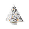 3 1/2" x 5 1/4" Color Your Own Tea Light Luminary Christmas Tree Craft Kit - Makes 12 Image 1