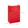 3 1/2" x  6 1/2" Red Treat Bags - 24 Pc. Image 1
