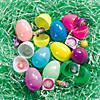 3 1/4" Bright Toy-Filled Plastic Easter Eggs - 24 Pc. Image 1