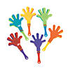 3 1/4"  Bulk 48 Pc. Mini Bright Colors Plastic Hand Clappers Image 1