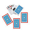 3 1/4" Classic 54-Card Decks of Cardstock Playing Cards - 12 Pc. Image 1