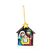 3 1/4" Nativity Mary, Joseph and Baby Jesus Resin Christmas Ornaments - 12 Pc. Image 1