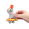 3 1/4" x 3 1/2" Circus Balancing Elephant Pull-Back Craft Kit &amp;#8211; Makes 6 Image 1