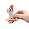 3 1/4" x 3 1/2" Circus Balancing Elephant Pull-Back Craft Kit &amp;#8211; Makes 6 Image 1