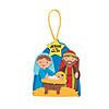 3 1/4" x 4" Bulk Nativity Jesus Gift Christmas Ornament Craft Kit - Makes 48 Image 1