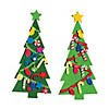 3 1/4" x 7" DIY Fabulous Foam Christmas Tree Bookmarks - 24 Pc. Image 1