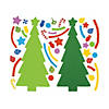 3 1/4" x 7" DIY Fabulous Foam Christmas Tree Bookmarks - 24 Pc. Image 1