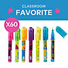 3 3/4" Bulk 60 Pc. Mini Fruit-Scented Bright Plastic Gel Pens Image 2