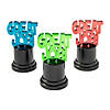 3 3/4" Plastic Red, Green and Blue Great Job Award Trophies - 12 Pc. Image 1