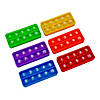3 3/4" x 1 1/4" Lotsa Pops Ten Frame Boards Learning Tools - 6 Pc. Image 1