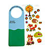 3 3/4" x 10" Religious Fall Animal Doorknob Hanger Craft Kit - Makes 12 Image 1