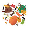 3 3/4" x 4 1/2" Nerdy Fall Critter Magnet Craft Kit - Makes 12 Image 1