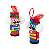 3 3/4" x 6 1/2" Nutcracker Christmas Ornament Craft Tube Craft Kit - Makes 12 Image 1