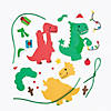 3" - 4 1/4" Bulk 50 Pc. Christmas Dinosaur Ornament Craft Kit Image 1