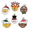 3/4&quot; Bulk 48 Pc. Sugar Rush Christmas Character Enamel Charm Set Image 1