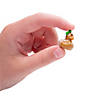 3/4" Micro Brown Gingerbread Character Rubber Ducks with Bows &amp;#8211; 24 Pc.  Image 2