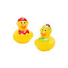 3/4" Micro Elf Character Christmas Rubber Ducks &amp;#8211; 24 Pc.  Image 1