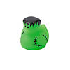 3/4" Micro Green Stitched Monster Rubber Ducks &amp;#8211; 24 Pc.  Image 1