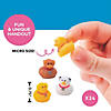3/4" Micro Multicolor Dog Rubber Ducks &amp;#8211; 24 Pc. Image 2