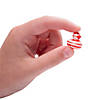 3/4" Micro Striped Peppermint Candy Rubber Ducks &amp;#8211; 24 Pc. Image 2