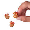 3/4" Micro Thanksgiving Turkey Rubber Ducks &amp;#8211; 24 Pc.  Image 1