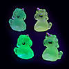 3/4&quot; x 1&quot; Micro Glow-in-the-Dark Rainbow Unicorns - 24 Pc. Image 1