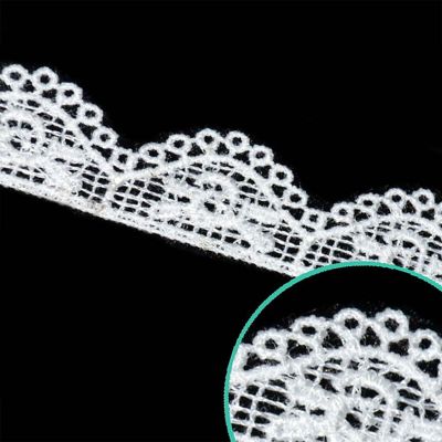 3/4"x30 Yards White Venise Lace Trim Image 1