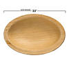 3.5" Ellipse Palm Leaf Eco Friendly Disposable Mini Plates (100 Plates) Image 1