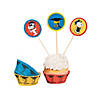 3" Bulk 100 Pc. Peanuts® Graduation Paper Cupcake Liners with Picks Image 1