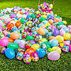 3" Bulk 1000 Pc. Toy-Filled Plastic Easter Egg Assortment Image 1