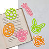 3" Bulk 144 Pc. Easter Character Stencil Plastic Bookmarks Image 1
