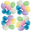 3" Bulk 144 Pc. Pastel Plastic Easter Eggs Image 2